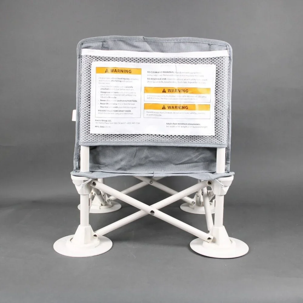 Hiccapop AS IS MISSING SEAT STRAPS On The Go Anywhere Booster Seat High Chair - Picture 6 of 16